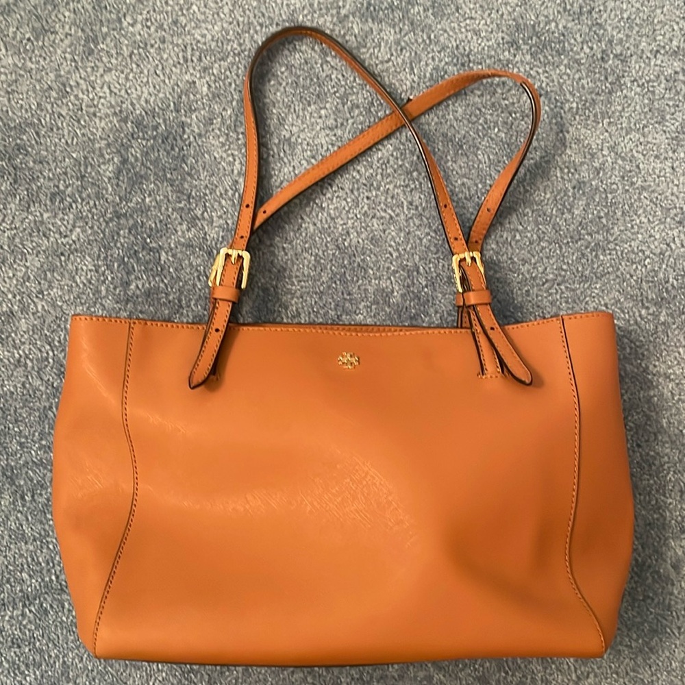 Tory Burch medium camel tote